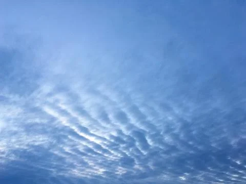 Blue sky in sunset Stock Photos