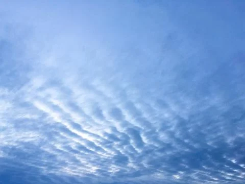 Blue sky in sunset Stock Photos