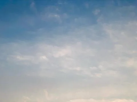 Blue Sky with Textured Clouds Static Nature Background Stock-Fotos