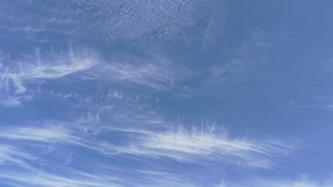 Blue Sky with Thin Clouds Over Bolu, Türkiye Stock Footage 341965229