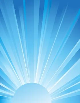 Blue Sky Thinking Background Stock Illustration