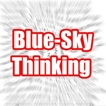 Blue-Sky Thinking Stock Illustration