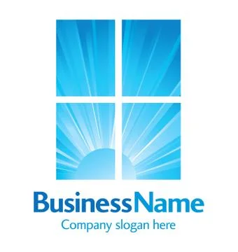 Blue Sky Thinking logo Stock Illustration