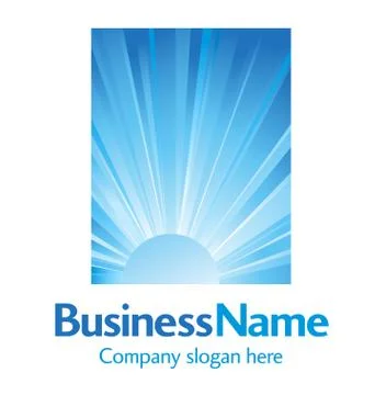 Blue Sky Thinking logo Stock Illustration