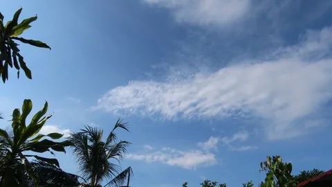 Blue Sky Time Lapse in 4K Stock Footage 118679634