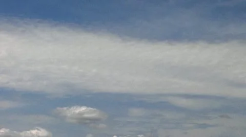 Blue Sky - Time Lapse Clouds Stock Footage 11155164