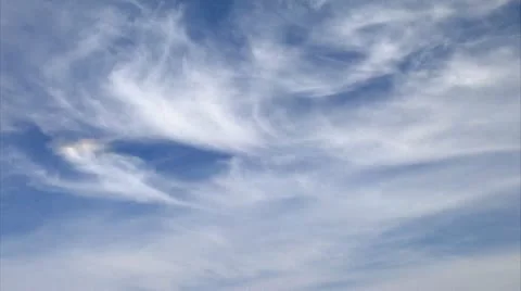 Blue Sky - Time Lapse Clouds Stock Footage 11155324