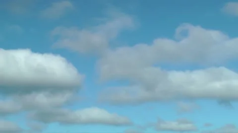 Blue sky time lapse Stock Footage 8666998