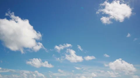 Blue sky, time lapse Видео 62964492