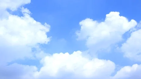 Blue Sky Time Lapse Stock Footage 107584711