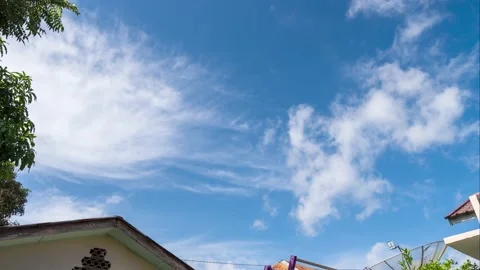 Blue Sky Time Lapse Stock Footage 157487202