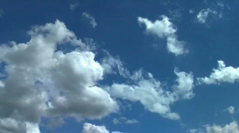 Blue Sky, time lapse, JVC GY-HM100E  Stock Footage 783468