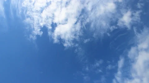 Blue sky timelapse cirrus cloud Stock-Footage 39630756