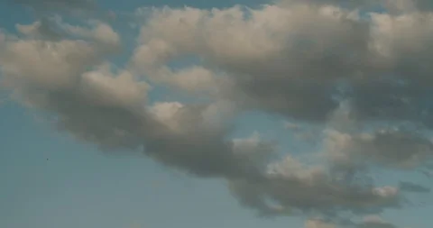 Blue sky timelapse clouds sunlight contrast mood time lapse Stock Footage 127631140