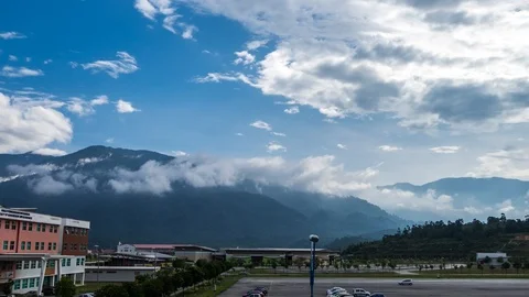 Blue sky timelapse Vídeos de archivo 99671217