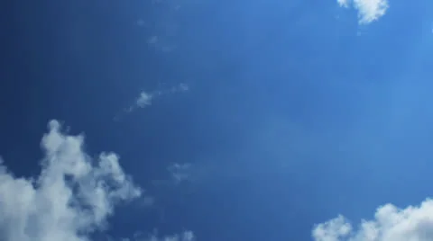 Blue sky timelapse. Full HD Vídeo Stock 25798877