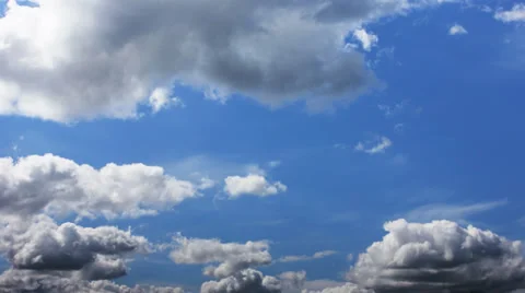 Blue sky timelapse. Full HD Video stock 32790586