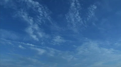 Blue sky timelapse A hdp Stock Footage 504149
