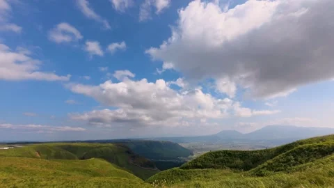 Blue Sky Timelapse Over Japan with Fast Moving Clouds Stock Footage 336907260