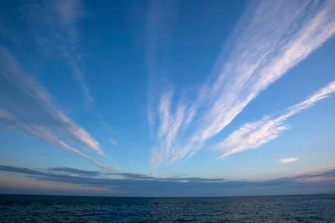 Blue sky view Stock Photos