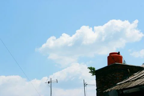 Blue sky view Stock Photos