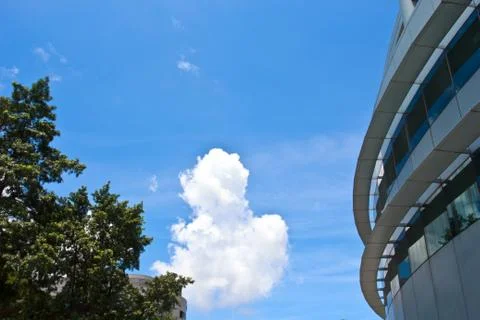 Blue sky view1 Stock Photos