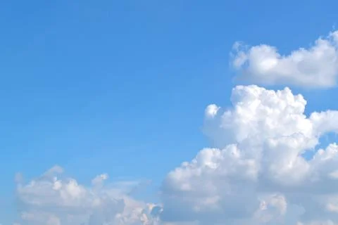 Blue Sky whit cloud copy space Stock Photos