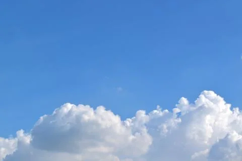 Blue Sky whit cloud copy space Stock Photos