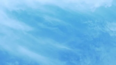 Blue Sky White Cirrus Clouds Sunny Day Slow Motion Time Lapse. Azure Sky with So Stock Footage 248971189