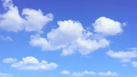 Blue sky with white cloud 12 Stock Footage 49990519
