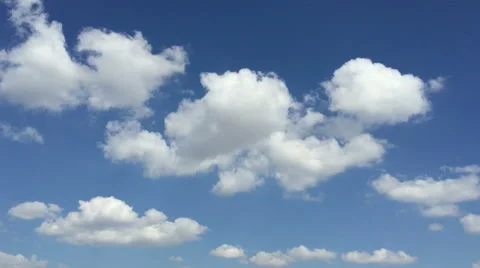 Blue sky with white cloud 7 Stock Footage 49990377