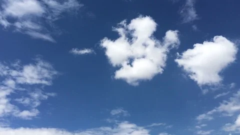 Blue sky white cloud air 1 Stock Footage 76208469