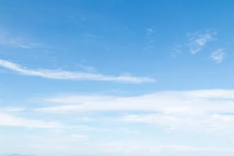 Blue sky with White cloud background Foto stock