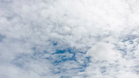 Blue sky with white cloud. Stock Footage 253158993
