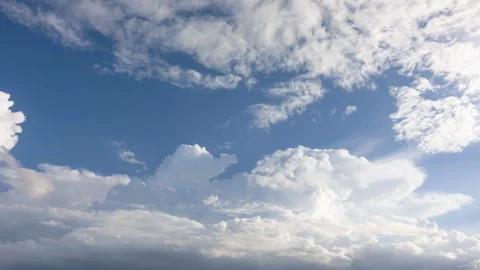 Blue sky with white cloud. Stock Footage 253160342