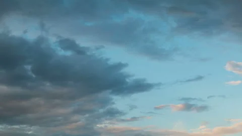 Blue sky with white cloud. Stock Footage 258551155