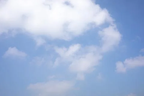 Blue Sky With White Cloud Stock Photos
