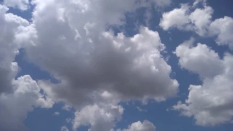 Blue Sky White Cloud Timelapse Video stock 105493962
