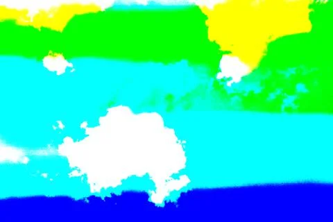 Blue sky white cloud white background. Beautiful sky and clouds in the aftern Illustrazione stock