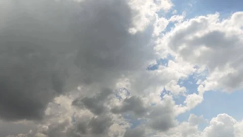 Blue sky white clouds background time lapse Stock Footage 109196721