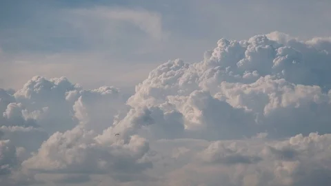 Blue sky white clouds background Stock Footage 109212677