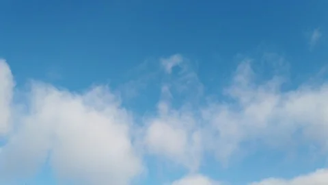 Blue sky with white clouds for background Video stock 123582520