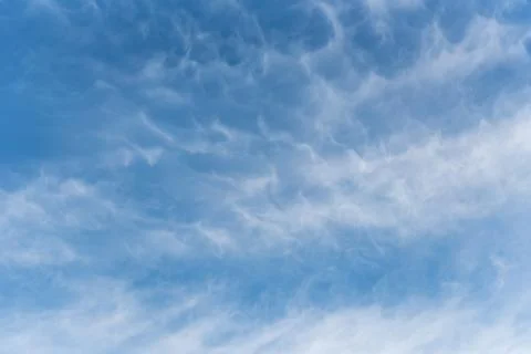 Blue sky with white clouds background Foto stock