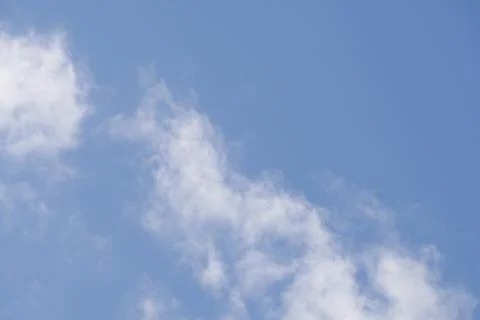 Blue Sky with white clouds background Stock Photos