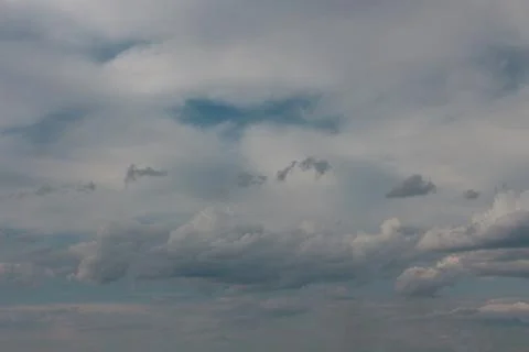 Blue sky with white clouds, background Foto stock