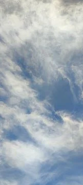 Blue sky white clouds background nature air atmosphere weather autumn Stock Photos