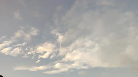 Blue sky, white clouds, background weather nature air atmosphere Stock Photos