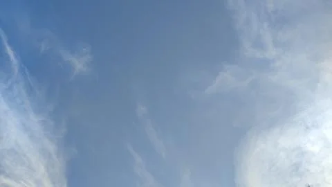 Blue sky, white clouds, background weather nature air atmosphere Stock Photos