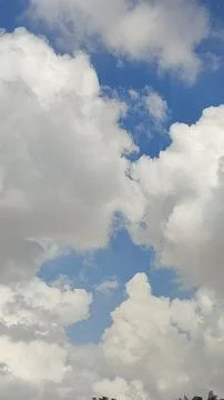 Blue sky white clouds background nature air atmosphere weather Stock Photos