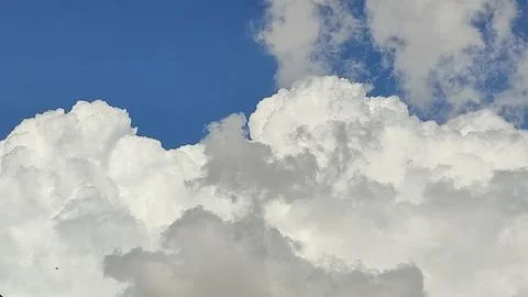 Blue sky white clouds background nature air atmosphere weather Stock Photos